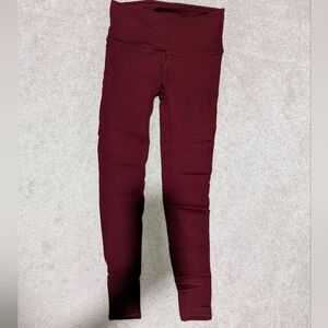 Lululemon Red Leggings